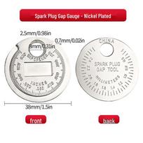 Dual Scale Spark Plug Gap Feeler Gauge (0.6-2.4mm)