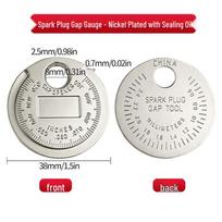 Dual Scale Spark Plug Gap Feeler Gauge (0.6-2.4mm)