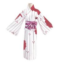 Nezuko Kamado Bloodstain Kimono Cosplay, Demon Slayer Halloween Stage Costume M