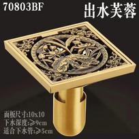 11X11cm antique brass odor proof floor drain bathroom shower room bathroom floor drain odor proof hardware bathroom accessories