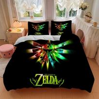 3Pcs Legend Zelda Twilight Princess Bedding Sets For All Sizes New 3D Printed Bed Cover Comforter Duvet Cover Pillowcase Bedroom Decoration 230cmx220cm