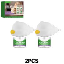 45ML Cat Calming Pheromone Diffuser Kit Effectively Relieves Anxiety Soothing Comforting Pheromone Aid For Pets Cat Accessories 4 2pcs white