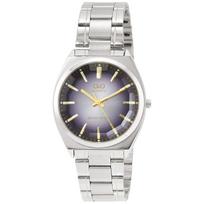 Citizen Q&Q QB78-202 Men's Watch, Analog Waterproof, Metal Band, Black gray