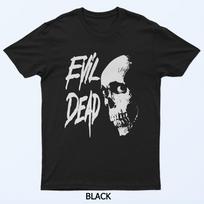 Evil Dead Horror Movie Skull Logo Classic Film Fan T-Shirt 4XL white