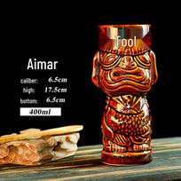 Ceramic Tiki Cocktail Glass - Hawaii Zombie Cup