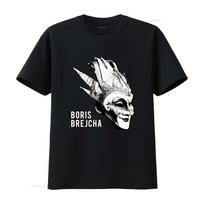 Dj Boris Brejcha Logo T Shirt Streetwear Print Hip Hop vintage Washed homme designer clothes Ca XXXXL black