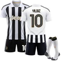 Paaugliams Vaikams Suaugusiems Individualus Vardas Futbolo Apranga 2026-27 Juventus Namų #10 YILDIZ Sportinis Treniruočių Marškinėlių Rinkinys su Kojinėmis L