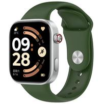 Solid Color Reverse Buckle Silicone Replacement Watch Band, Adjustable Wrist Strap For Xiaomi Band 10 Pro / Redmi Watch 6 /5 For Xiaomi Band  10 Pro / Redmi Watch 6 / 5 black