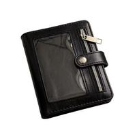 PU Leather Binder Notebook with Photo Window Planner Book Portable M5 Notebook  School Office Black Shell black