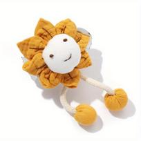 1pc Sunflower Clip for Curtains – Cotton and Linen, Suitable for Home, Bedroom & Office Decor orange