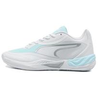 PUMA ALL PRO NITRO 2 Low top Basketball Shoes Unisex White Aqua Blue 44 white