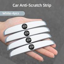 4 vnt. Automobilio durų krašto apsaugos Anti-collision lipdukai KIA Xline Sportage Optima Ceed Soul Picanto Stonic