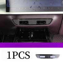 For Mazda CX-6e Under Screen AC Vent Cover Stainless Steel Center Console Protector Interior Modification Accessories gray