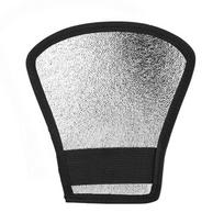 Silver White Camera Flash Diffuser Fill Light Panel 2-in-1 Flash Reflector for Canon Canon Sony Minolta Nikon Tumax Cameras rožinė