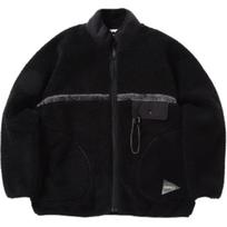 Gramicci x And Wander Jq Tape Fleece jacket GUJ4-F3005-M M black