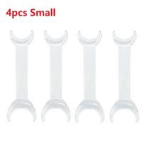 Double head T-Shape Cheek Mouth Lip Retractor Dental Intraoral Opener Mouth Expanders Orthodontic Materials Teeth Whitening 3 4pcs small white