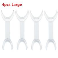 Double head T-Shape Cheek Mouth Lip Retractor Dental Intraoral Opener Mouth Expanders Orthodontic Materials Teeth Whitening 3 4pcs large white