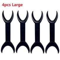 Double head T-Shape Cheek Mouth Lip Retractor Dental Intraoral Opener Mouth Expanders Orthodontic Materials Teeth Whitening 3 4pcs large black
