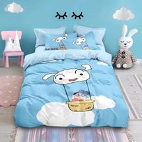 Anime Crayon Shin-Chan Duvet Cover Pillowcase Bedding Set Adult Boy Girl Kids Gift Bedroom Decoration Single Double Large Size Baby size 100X135cm