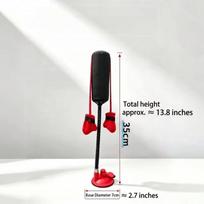 Suction Cup Base Cat Boxing Toy Spring Loaded Self-standing Pet Scratching Toy Scratch Resistant Bite Resistant Speed Bag Toy white