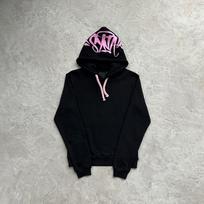 Synaworld Trendy Autumn-Winter Sporty Casual Hip-Hop Loose Fleece Hooded Sweatshirt XXXL gray