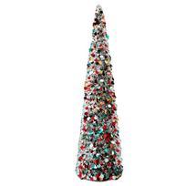 1.5M/1.8M Artificial Christmas Tree PE Material Bent Neck Christmas Tree  Party Decor 1.8m-A gray