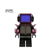 KDL852 Skibidi Toilet Man Anime Cartoon Bricks Dolls Titan Drillman Clock Man Speakerman TV Man Mini Toy Figures Building Blocks