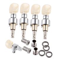 five string Banjo Replacement Pearled Machine Head Button Tuning Peg 5Pcs