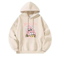 Naujas SpongeBob SquarePants spausdintas džemperis vyrams ir moterims Poros džemperis 2025 m. Naujas rudens stilius Pai Daxing poros drabužiai XL beige