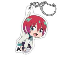 COSPA Mobile Suit Gundam GQuuuuuuX Machu Acrylic Tsumamare Keychain Anime Keyring Zipper Charm red