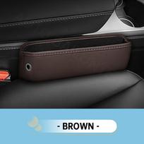 Car Seat Gap Organizer Storage Box Leather For Hyundai Tucson ix35 Santa Fe Bayon Palisade Elantra Sonata Ioniq Kona Accessories ruda