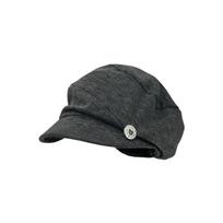 Big Head Circumference Pleated Octagonal Hat British Style Eequestrian Hat Painter Hat  Streetwear gray