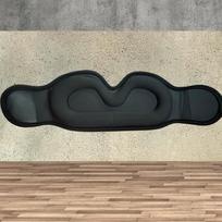 3-in-1 Airplane Sleep Kit Memory Foam Flight Pillow Adjustable Eye Mask Blanket Body Strap Long Haul Travel Sleeping Accessories gray