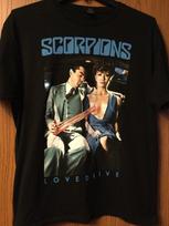 Scorpions Album Lovedrive Black Cotton T Shirt Full Size S-5XL Unisex Tee Gift XXXL gray