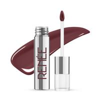 RENEE Gloss Stay Transfer-Proof Liquid Lip Color - Zoe 3.5ml, Rich Intense Payoff High Pigment Super Glossy Finish, Waterproof, Smudge-proof, Lasts gray