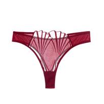 Ladies Summer Slim Sexy Pure Desire Lace Mesh Traceless Low Waist Underwear Einson L