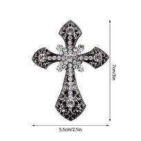 Car Perfume Air Freshener Cross Rhinestone Vent Clip Luxury Crystal Auto Outlet Fragrance Clip Stylish Decoration Accessories