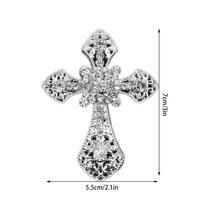 Car Perfume Air Freshener Cross Rhinestone Vent Clip Luxury Crystal Auto Outlet Fragrance Clip Stylish Decoration Accessories