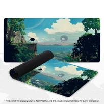 XXL Gaming Mouse Pad Voxel Island Zelda Coastal Town Sci Fi Cliff Landscape Non Slip Desk Mat For PC Keyboard Gaming Decor 600x300x3mm