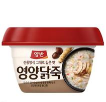 [Dongwon] YangBan Korėjietiška ryžių košė 285g – Pasirinkite 1 skonį | Greitai paruošiama Korėjietiška košė (6 skoniai) Nutritional Chicken(285g) red