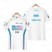 S14 LPL League of Legends Pasaulio Finalas BLG Esports Profesionalų Lygos Treniruočių Apranga BIN Marškinėliai 3D Spausdinti M white