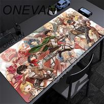 Attack on Titan Anime Large Lock Edge Mouse Pad Computer Mousepad XXL S Gaming Padmouse Gamer Laptop Keyboard Mouse Mats Carpet 30x80x0.2cm