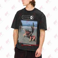 Prodigy The Fat Of The Land Album Vintage Washed Tee Pure Cotton T-Shirt S black