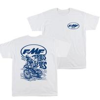 2026men Motocross Rider Thrills And Spills Graphic T Shirt Off Road Dirt Bike Back Print Streetwear Crewneck Tee 3XL white