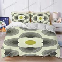 Aesthetic O-Orla Kiely Flower Stem Duvet Cover Set Bedding Soft Laundry Cotton Bed Four Seasons Student Dormitory Home Textile AU Single 140x210cm