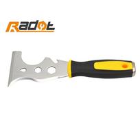 Putty Knife Stainless Steel Blade Plastic Handle Corrosion Resistant Multifunctional Spackle Scraper black