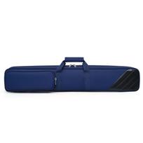 12 Inch Pool Cue Case With 6/8 Holes 1/2 Or 3/4 Size Cues Nylon Carrying Tube Bag Billiards Players Blue Style 1