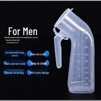 Skaidrus unisex šlapimo butelis gulintiems ar pagyvenusiems žmonėms Women's Transparent 1000ml gray