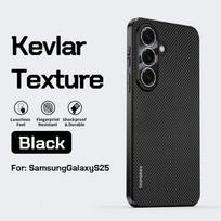 Classic Kevlar Carbon Fiber Texture Case for Samsung Galaxy S26 S25 S24 S23 Plus Ultra Skin-friendly Matte Drop Protection Cover Galaxy S24 Ultra