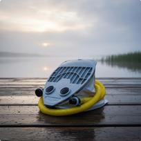 Foot Air Pump Inflate and Deflate Function Bellows AntiSlip Pedal Portable Inflator Q9 Foot Pump